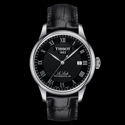 Tissot Le Locle Powermatic 80 39.3 Stainless Steel / Black / Strap