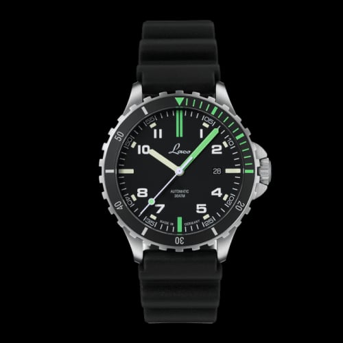 Laco Squad Watch Amazonas / Stainless steel / Black