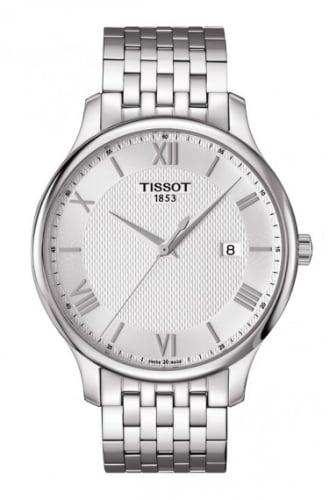 Tissot Tradition Quartz 42 Stainless Steel / Silver / Bracelet