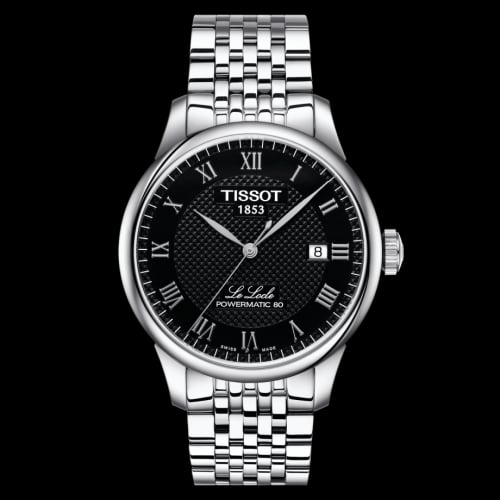 Tissot Le Locle Powermatic 80 39.3 Stainless Steel / Black / Bracelet