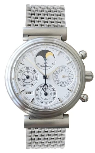 IWC Schaffhausen Da Vinci Perpetual Stainless Steel / White / French / Bracelet