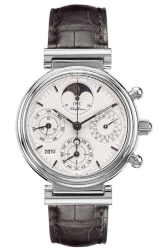 IWC Schaffhausen Da Vinci Perpetual White Gold / White / English