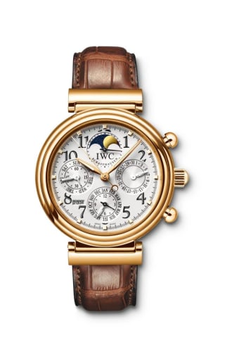 IWC Schaffhausen Da Vinci Perpetual Yellow Gold / Silver / English
