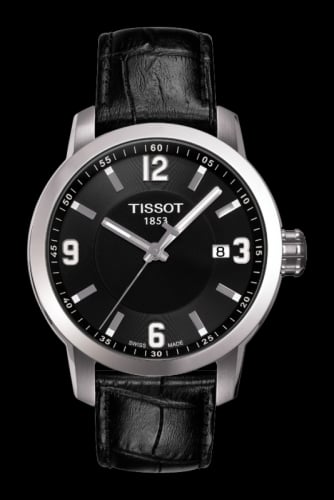 Tissot PRC 200 Quartz Black Leather
