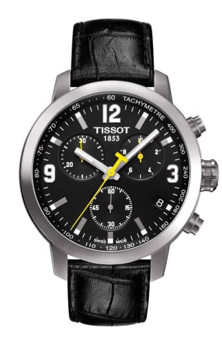 Tissot PRC 200 Quartz Chronograph Yellow Hand Leather