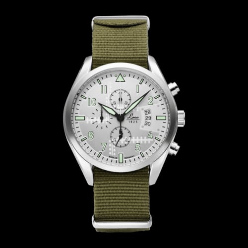 Laco Chronographs Seattle / Stainless Steel / Silver