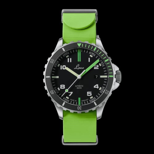 Laco Squad Watch Amazonas .RB / Stainless steel / Black