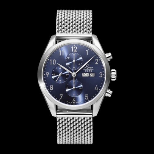 Laco Chronographs Phoenix / Stainless Steel / Blue