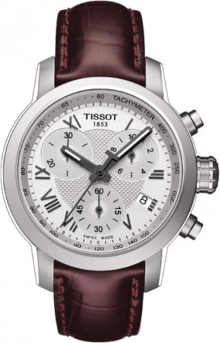 Tissot PRC 200 Quartz Chronograph Lady Roman Leather