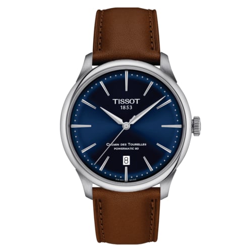 Tissot Chemin Des Tourelles Powermatic 80 39 Stainless Steel / Blue