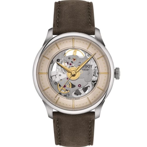 Tissot Chemin Des Tourelles Squelette Stainless Steel / Silver