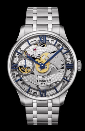 Tissot Chemin des Tourelles 42 Stainless Steel / Skeleton / Bracelet
