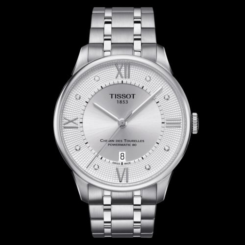 Tissot Chemin Des Tourelles Powermatic 80 42 Stainless Steel / Silver / Bracelet