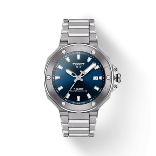 Tissot T-Race Powermatic 80 Stainless Steel / Blue / Bracelet