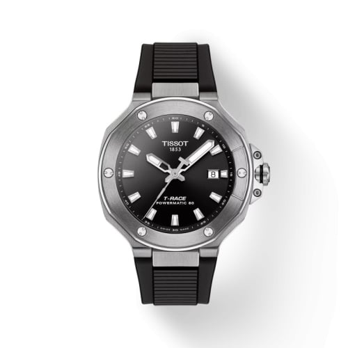 Tissot T-Race Powermatic 80 Stainless Steel / Black / Rubber