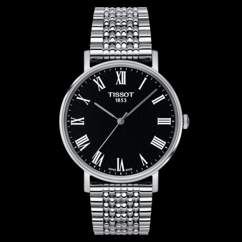 Tissot Everytime Medium Stainless Steel / Black / Bracelet