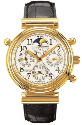 IWC Schaffhausen Da Vinci Perpetual Rattrapante Rose Gold / Silver / English