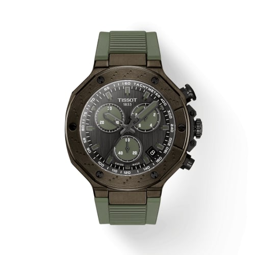 Tissot T-Race Chronograph Green PVD / Grey / Rubber
