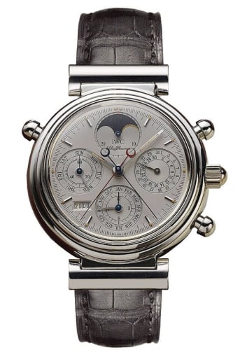 IWC Schaffhausen Da Vinci Perpetual Rattrapante Platinum / Silver / German