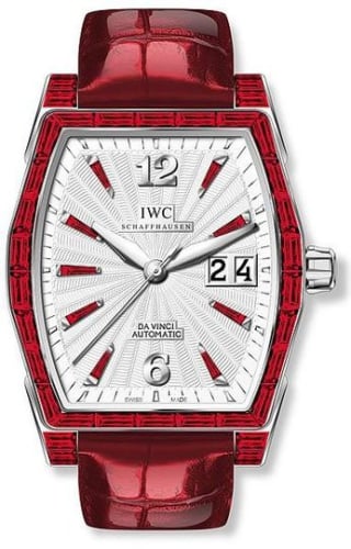 IWC Schaffhausen Da Vinci Automatic Midsize White Gold / Ruby / Silver