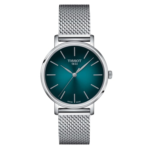 Tissot Everytime Lady Stainless Steel / Green / Bracelet