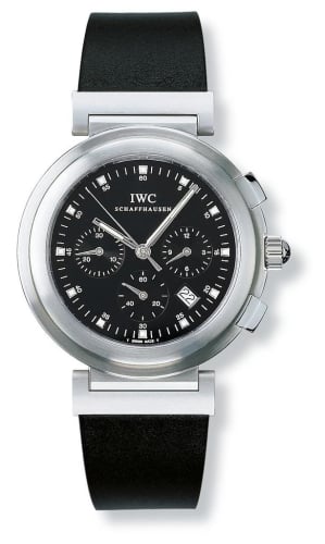 IWC Schaffhausen Da Vinci SL Chronograph MecaQuartz Stainless Steel Brushed / Black / Desmopan