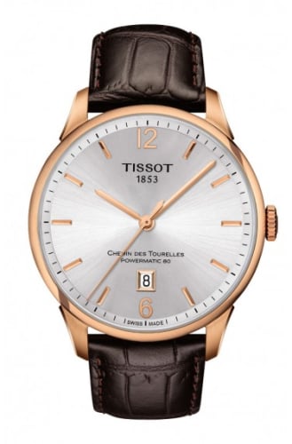 Tissot Chemin des Tourelles Powermatic 80 Rose PVD / Silver