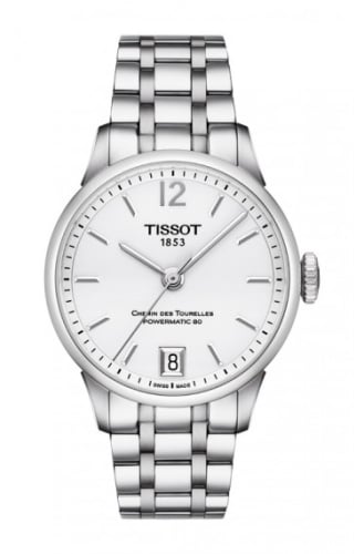 Tissot Chemin des Tourelles Powermatic 32 Stainless Steel / Silver / Bracelet