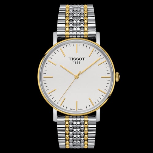 Tissot Everytime Medium Stainless Steel / Yellow Gold PVD / Silver / Bracelet