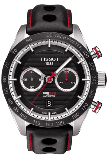 Tissot PRS 516 Automatic Chronograph 45 Stainless Steel / Black / Strap