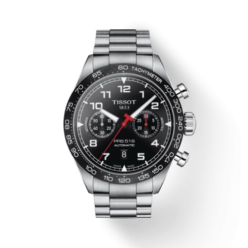 Tissot PRS 516 Automatic Chronograph Stainless Steel / Black / Bracelet