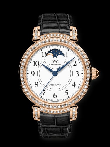 IWC Schaffhausen Da Vinci 36 Moonphase "150 Years" Red Gold / Diamond / White