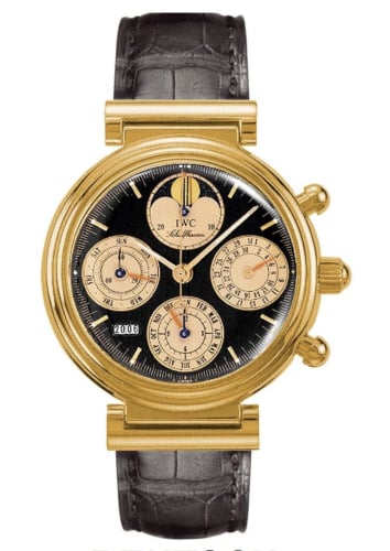 IWC Schaffhausen Da Vinci Perpetual Red Gold / Black / French