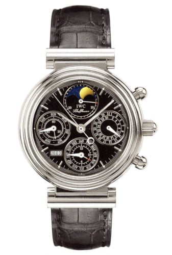 IWC Schaffhausen Da Vinci Perpetual Stainless Steel / Black / German
