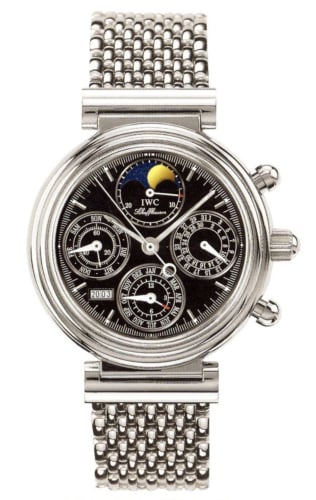 IWC Schaffhausen Da Vinci Perpetual Stainless Steel / Black / Italian / Bracelet