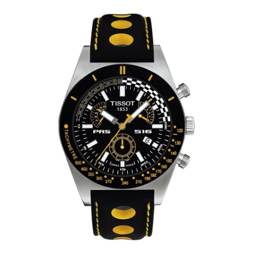 Tissot PRS 516 Quartz Chronograph 40 Stainless Steel / Black / Strap