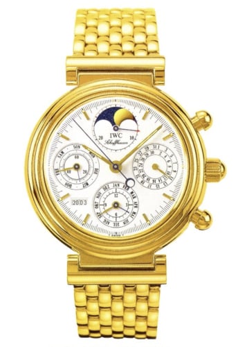 IWC Schaffhausen Da Vinci Perpetual Yellow Gold / White / French / Bracelet