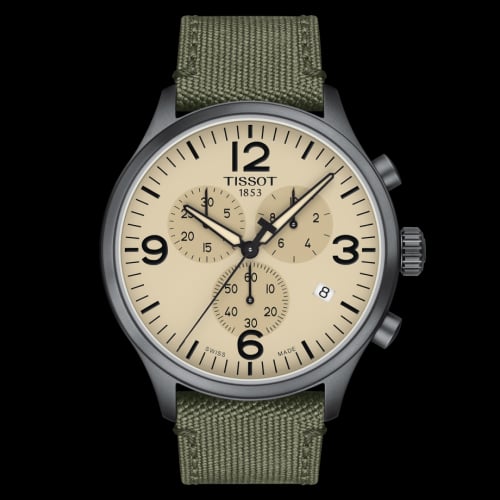 Tissot Chrono XL Grey PVD / Beige