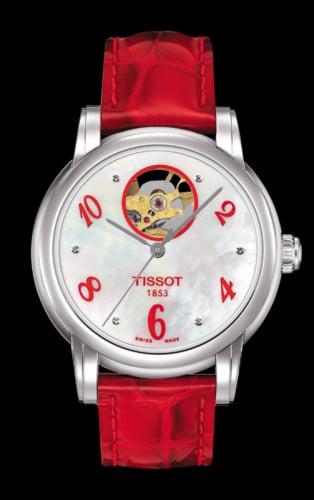 Tissot Lady Heart Red Mother-of-Pearl