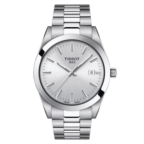 Tissot Gentleman Quartz Stainless Steel / Silver / Bracelet