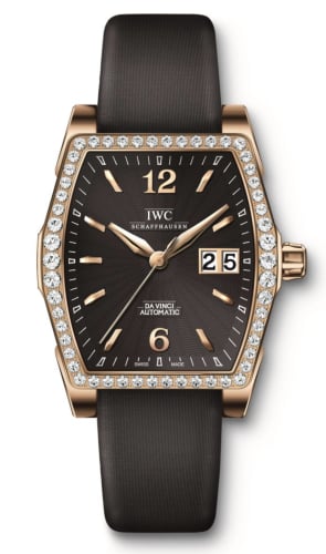 IWC Schaffhausen Da Vinci Automatic Midsize Rose Gold / Diamond / Black