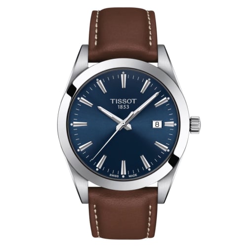 Tissot Gentleman Quartz Stainless Steel / Blue / Strap