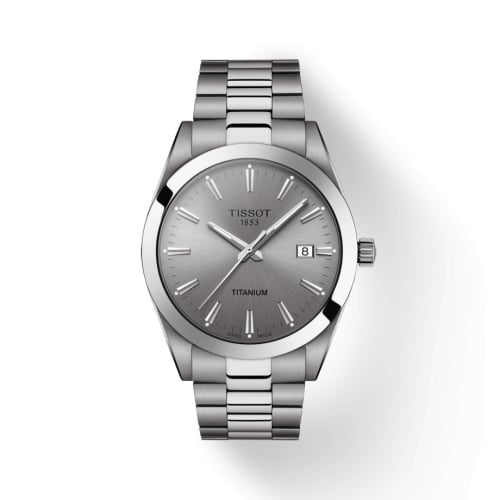 Tissot Gentleman Quartz Titanium / Grey / Bracelet
