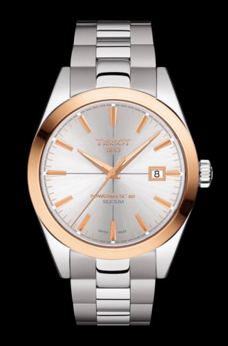 Tissot Gentleman Powermatic Stainless Steel - Rose Gold / Silver / Bracelet
