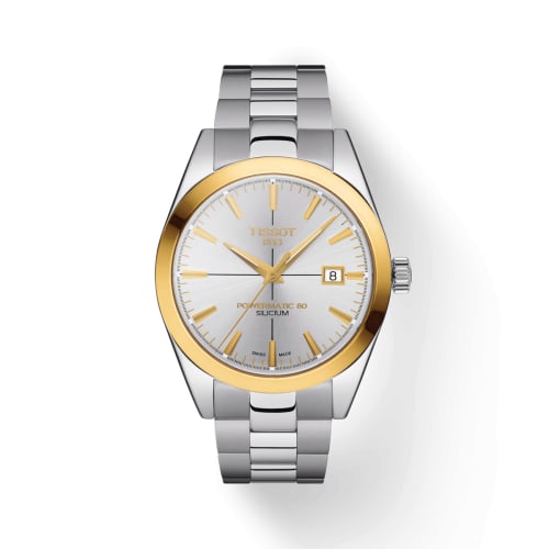 Tissot Gentleman Powermatic Stainless Steel - Yellow Gold / Silver / Bracelet