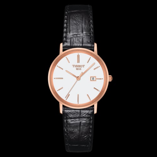 Tissot Goldrun Lady Rose Gold / white