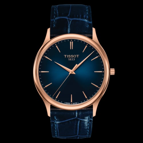 Tissot Excellence 18K Rose Gold / Blue