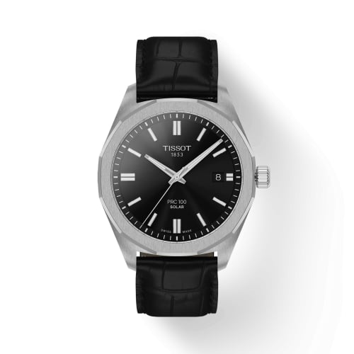 Tissot PRC 100 Solar Quartz 39 Stainless Steel / Black