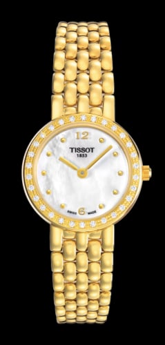 Tissot Caliente Quartz 19.3 Yellow Gold / Diamond / MOP / Bracelet