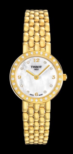 Tissot Caliente Quartz 19.3 Yellow Gold / Diamond / MOP - Diamond / Bracelet